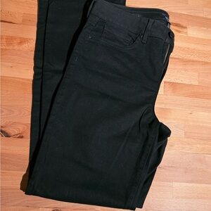 NYDJ Black Straight-Leg Jeans lift tuck technology